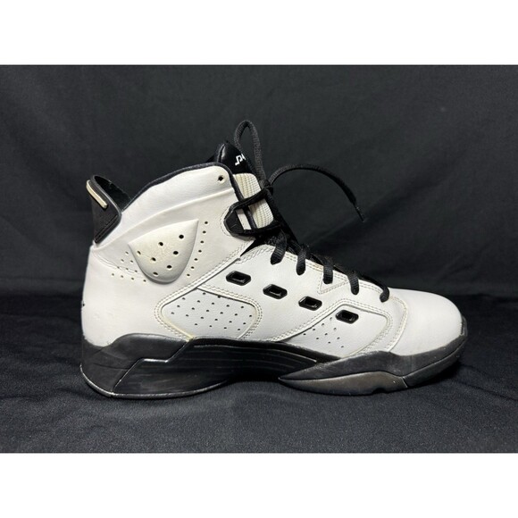 Mens 11 - Nike Air Jordan Retro Sneakers Black White 'Motorsports' DC7330-100 - Picture 4 of 10